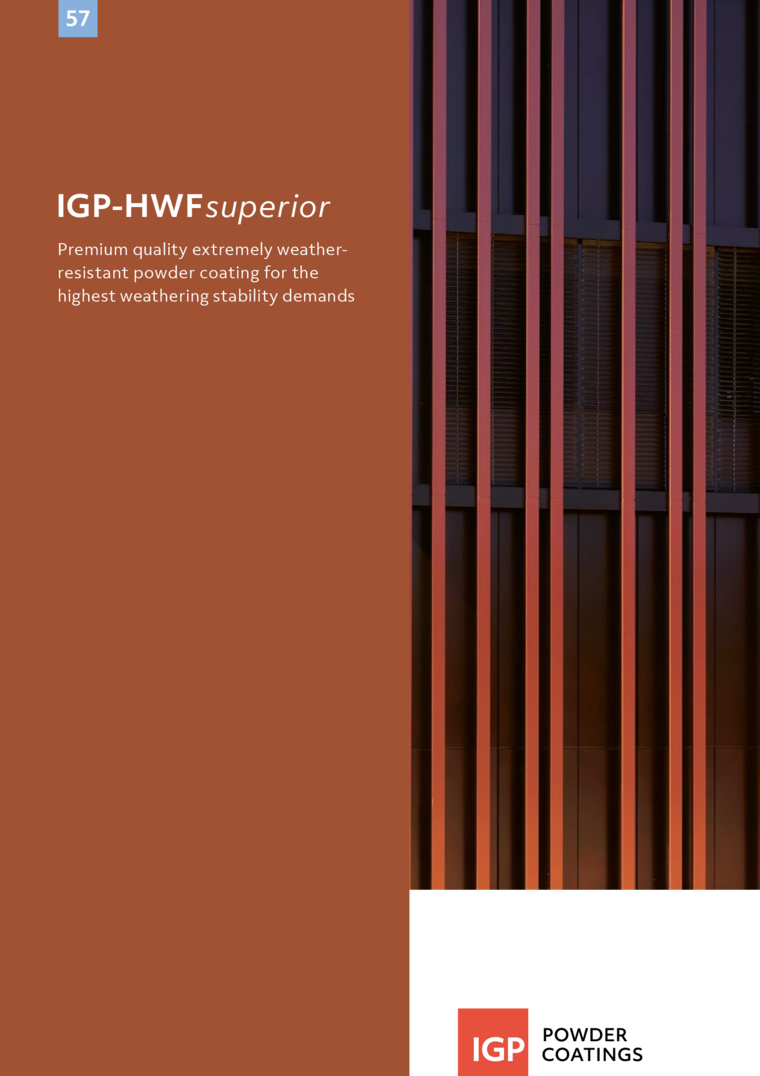 Brochure <strong>IGP-HWF</strong><em>superior</em>